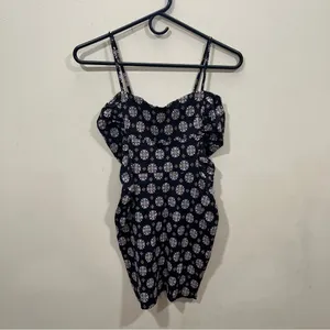 NWOT Center Of Attention Mini Dress in Black Combo FREE PEOPLE Black Combo XS thumbnail 2