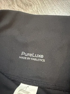 Fabletics PureLuxe Black High-Waist Flare bootcut Active Leggings XS thumbnail 2