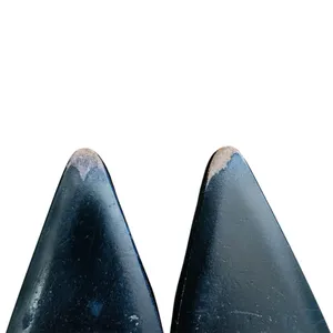 Prada Black velvet Slingback wedge Heels thumbnail 11
