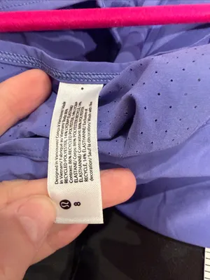 lululemon athletica swiftly ventilated‎ Women’s Purple Swift Muscle Tank 8 thumbnail 7