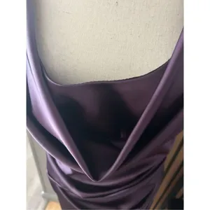 David’s bridal purple or plum short dress size 12 made of honor bridesmaid thumbnail 5