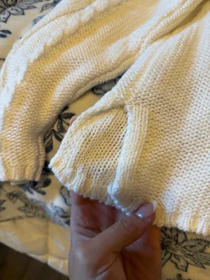 Wild Fable Cable Knit Sweater White thumbnail 3