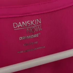 Danskin Now Womens Size L Pink Short Sleeve Athletic Top Shirt Drimore K thumbnail 3