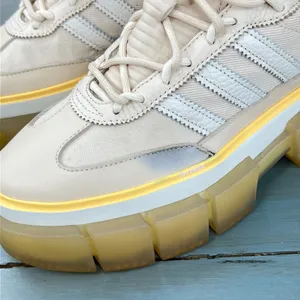 Adidas Ivy Park Super Super Sleek Platfor Sneakers Beige Yellow GZ389 Womens 9.5 thumbnail 10