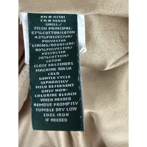 Lauren Ralph Lauren Trench Coat Women’s Size XXS Tan Double Breasted minimalist thumbnail 12