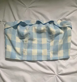 Gingham Tube Top thumbnail 3