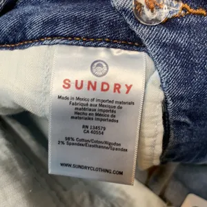 NWT Anthropologie‎ Sundry Stars Relaxed Straight Jeans sz 26 thumbnail 7