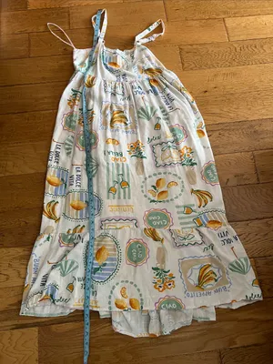 L - PAPER HEART - La dolce Vita - Cream Floral Print Maxi Boho Dress thumbnail 7