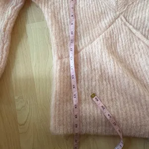 SEZANE Pink Mohair Blend V Neck‎ Knit Sweater Size Small thumbnail 6