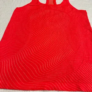 Lululemon red seawheeze 2020 swiftly tech tank size 10 women thumbnail 4