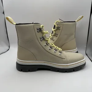 Dr. Martens Women's Combs W 6 Eyelet Combat Boots Parchment Beige 40/60 Size‎ 9 thumbnail 6