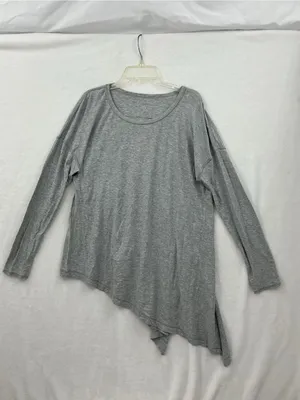 lululemon athletica Light Gray Long Sleeve Side-Slit Tunic 1182 thumbnail 2
