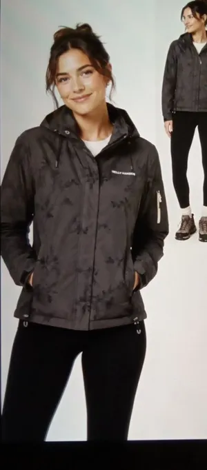 Helly Hansen Tech Rainwear Hooded Womens Packable Jacket Gorpcore Suze Small thumbnail 1