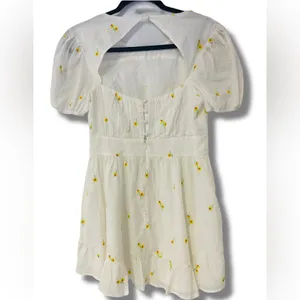 For Love & Lemons Womens Swedish Dot Embroidered Cottagecore‎ Sunflower Dress thumbnail 8