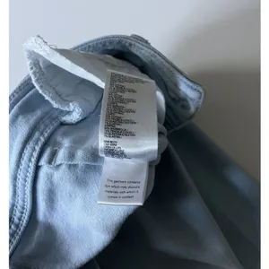 Maeve High-Rise Crop Wide-Leg Welt Pocket Jeans Size 29P Light Wash Raw Hem thumbnail 4