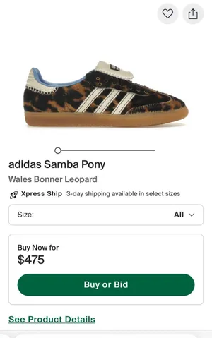 Wales Adidas Bonner Leopard Samba Pony Hair thumbnail 9