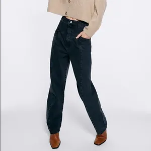 Nwt Zara Premium Quinn Pleated Straight Jeans Sz-10 thumbnail 6