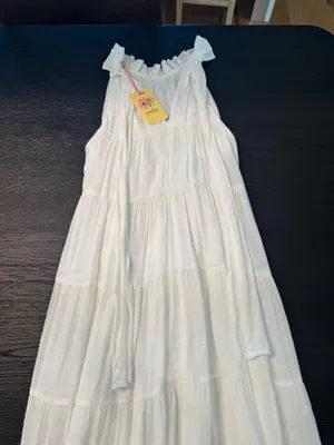 White maxi dress thumbnail 2