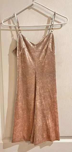 Final price Calvin Klein Dusty Pink Velvet Dress thumbnail 1