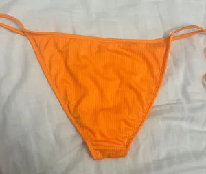 Target Orange Ribbed Bikini Set thumbnail 7
