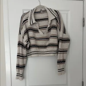Free People Kennedy Striped Pullover Sweater thumbnail 4