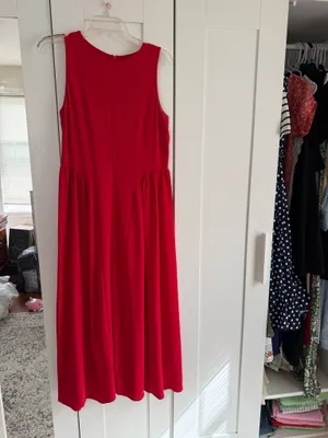Red Dress Shein thumbnail 2
