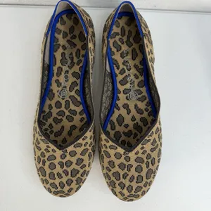 Rothy's Size 10 The Flat Ballet Spotted Leopard Animal Print‎ Round Toe Retired thumbnail 7