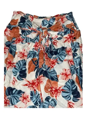 Roxy ✿ Saturated Floral Print Wide Leg Beach Pants ✿ Red White + Blue ✿ Small thumbnail 6
