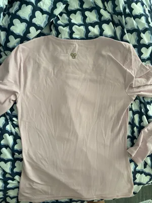 Aritzia Golden Long TNA Pink Sleeve Top thumbnail 2