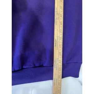 Vintage Red Hat Lady Purple Sweatshirt Crew Neck Womens Large Embroidery & Gems thumbnail 6