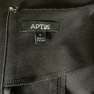 APT9 Sleeveless A-Line Black Knee Length Pleated Dress Size SM Zipper Back thumbnail 4