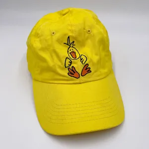 Vintage 90s Y2K Yellow Duck Baseball Cap Hat Embroidered One Size Fits All thumbnail 2