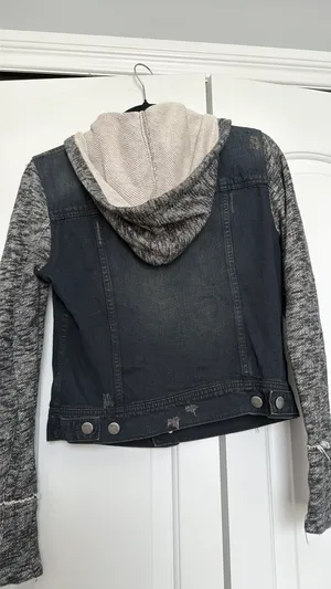 Free People Distressed Denim Jacket thumbnail 5