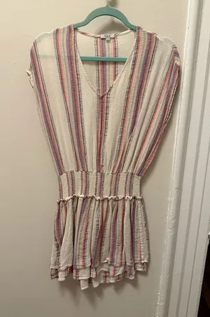 Rails Lucca Dress Havana Stripe thumbnail 1