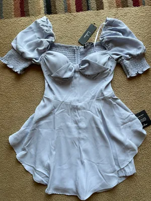 Lulus Periwinkle Romper thumbnail 3
