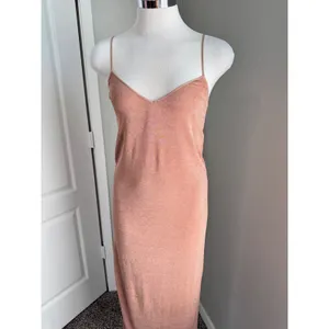 Zara Collection Mauve Slip Dress Midi‎ Bodycon Sleeveless Casual Dress Small thumbnail 5