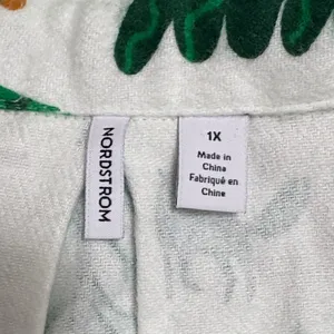 Nordstrom Green Evergreen Tree Patterned Fleece Pajama Set Size 1X NWT‎ thumbnail 7