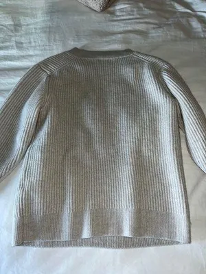 Babaton Gray Wool Sweater thumbnail 4