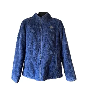 THE NORTH FACE winter reversible blue gray mossbud swirl jacket top women’s M thumbnail 4