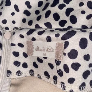 Altar'd State Beige Black Animal Print Mini Micro Skirt Women's Size Medium thumbnail 5