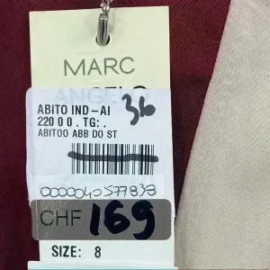 Marc‎ Angelo Maroon/Beige Dress Size 8 Red thumbnail 9