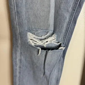 Vervet Blue Jeans Womens 26 Light Wash Leslie 90s Vintage‎ Flare Distressed thumbnail 4