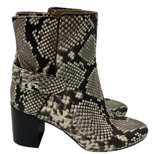 Tory Burch Kira Stamped Snake Print Leather Bootie - 8.5 thumbnail 2