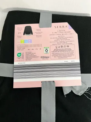 Serra Black 2-in-1 Pullover Sweater thumbnail 4