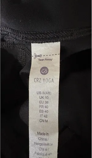 CRZ Yoga Amazon Yoga Leggings Black with pockets thumbnail 3