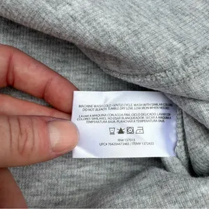 Orvis Gray Zip Up Sweater with Patterned Collar thumbnail 8