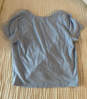 Garage Ribbed Front Tie Top thumbnail 2