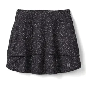 FootJoy Women’s Performance Layered Skort Skirt Pull On Golf in Black Speckled M thumbnail 2