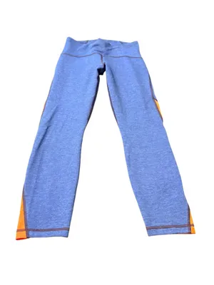 Malibu Sun Blue and Orange Workout Leggings Size XL thumbnail 2