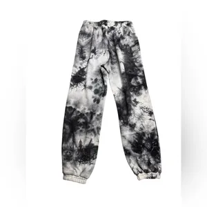 🖤‎ Entro Black & White Tie-Dye Joggers – Size S 🤍✨ thumbnail 2